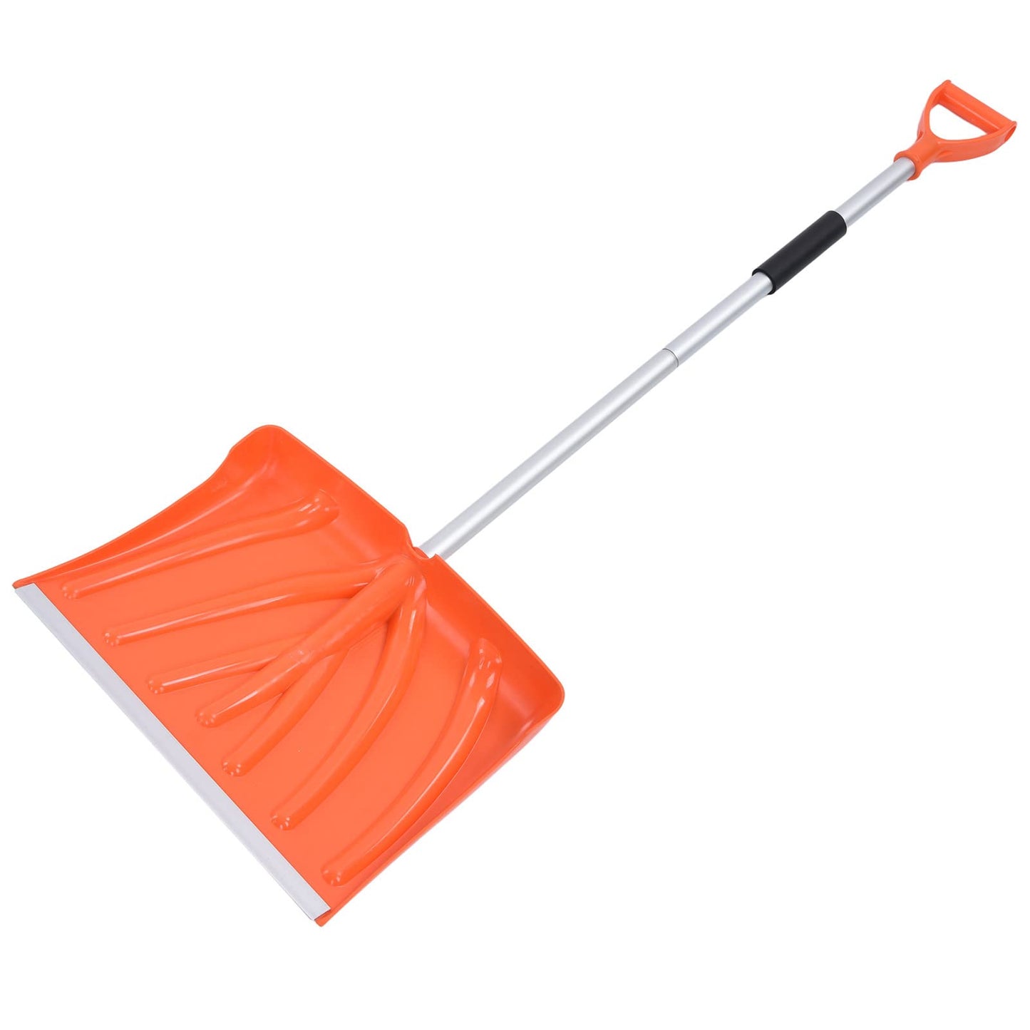 Snow Shovel, Metal Snow Shovel D Shaped Handle Detachable Assemblable Compact Practical Large Capacity Wearable Super Snow Scoop for for Sand