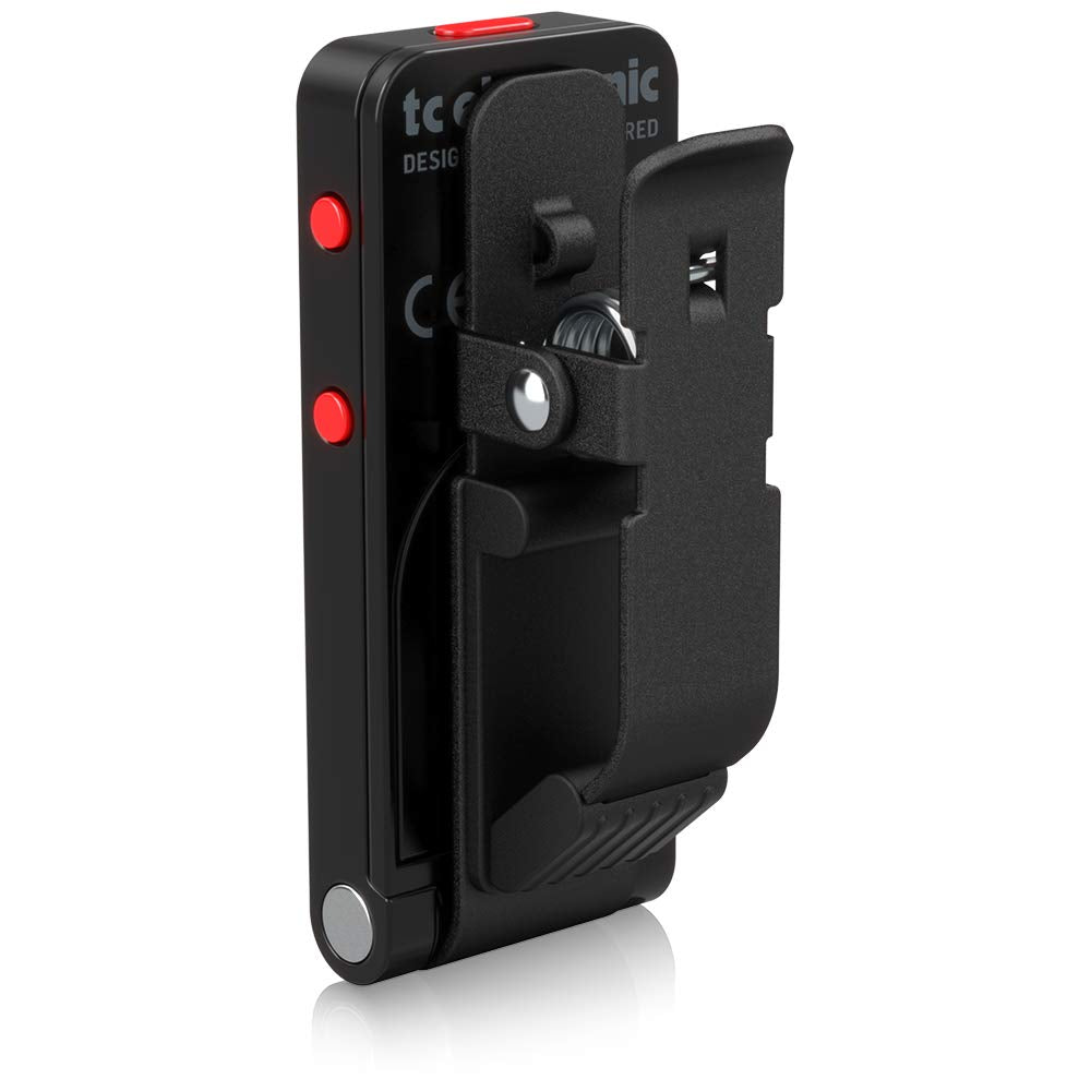 TC Electronic UNITUNE CLIP NOIR Headline Black Clip-On Tuner with Strobe and Chromatic Modes and 108 LED Matrix Display for Uncompromised Tuning Quality