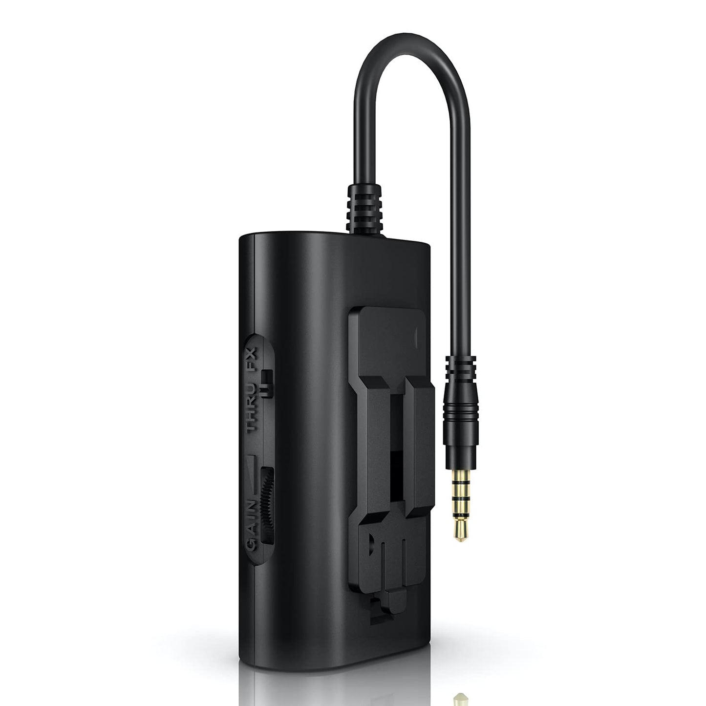 IK Multimedia iRig 2 portable guitar audio interface, lightweight audio adapter for iPhone and iPad with instrument input and headphone/amplfier outs