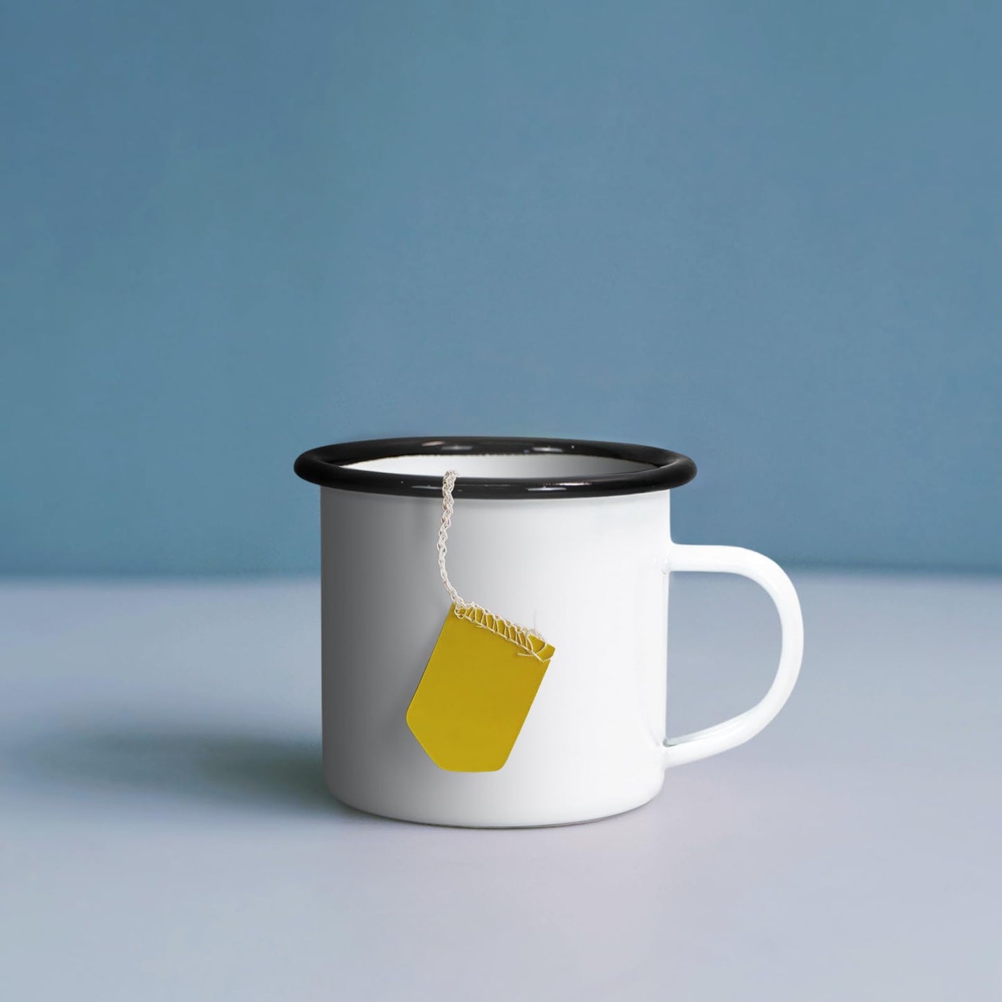 MAIKESUB 12 pcs Sublimation Blanks Enamel Mug 12 OZ with Black Rim Camping Travel Coffee Metal Mug Can be used as a gift for Christmas Thanksgiving Mother's Day Father's Day