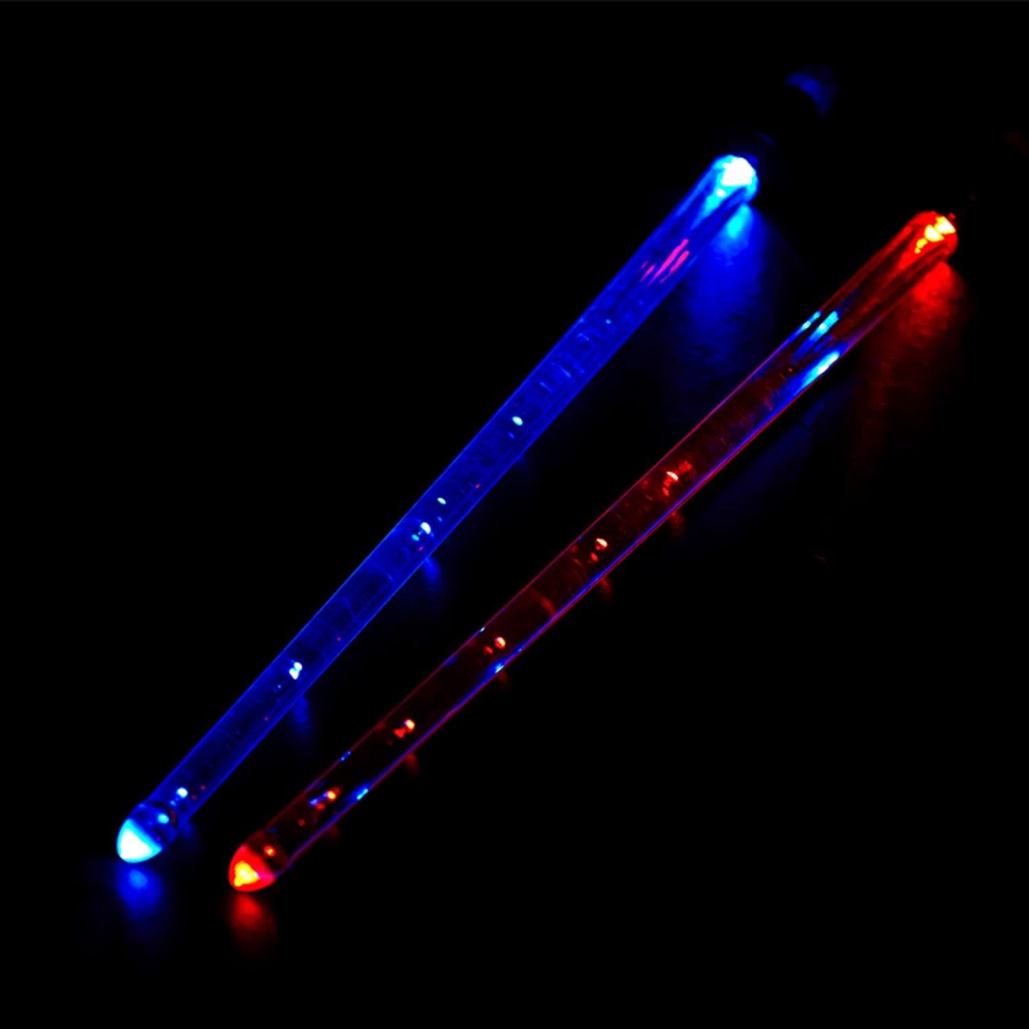 Light Up Drum Sticks Rechargeable Drumsticks, 15 Color Changing LED Drum Stick Glow In The Dark Personalized Musical Instrument Gifts for Drum Set Percussion Accessories