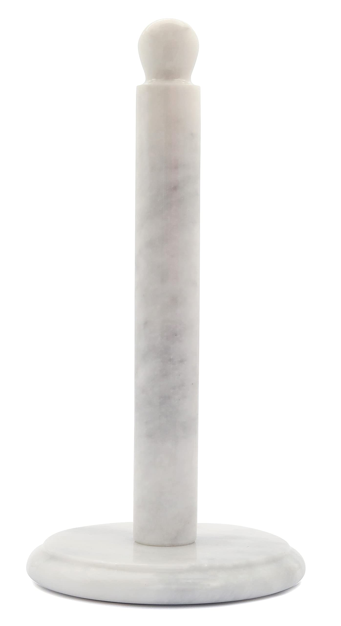 Radicaln Marble Paper Towel Holder White Kitchen Towels Rack Handmade Paper Roll Holder with Stand - Wrapping Paper Holder Towel - Hand Towel Rack Holder