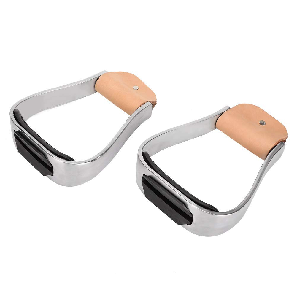 Horse Riding Stirrups Western Saddle Tack Aluminum Cushioned Stirrups for Horse Riding and Training