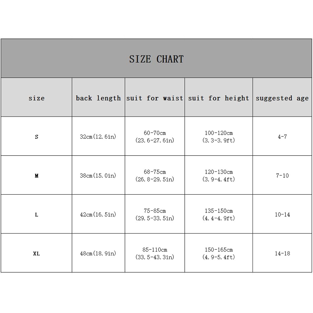 Aikelai Kids Chest Armor Back Spine Chest Body Protector Motorcycle Motocross Protection Gear Guard Dirt Bike Riding Racing Vest for Child (S)