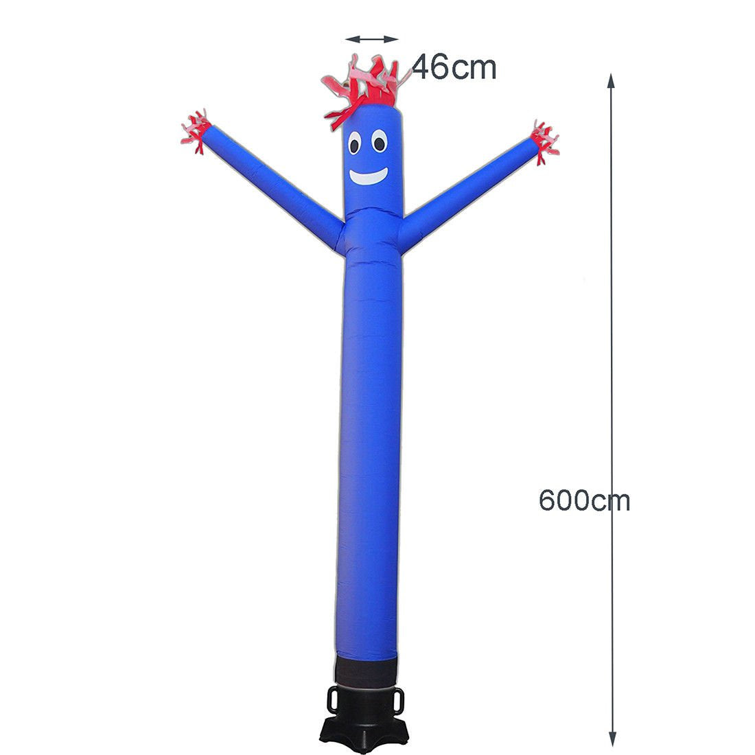 20ft Advertising Inflatable Tube Man Blow Up Giant Fly Puppet Waving Arm Guy Decorative Signs for Business Store Party (Not Include 18" Blower)