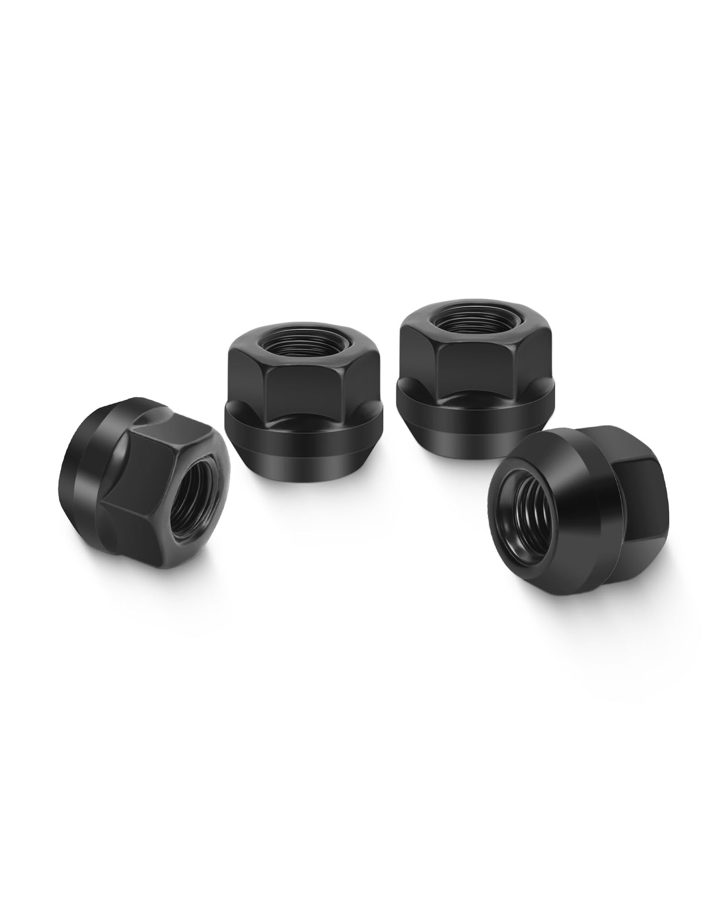 M10x1.25 Open End Lug Nuts Fit for ATVs Can-Am Commander Maverick Outlander Renegade, 10x1.25 Lugnuts 17mm Hex for Honda TRX Kawasaki KAF KVF, 16pcs ATV Lug Nuts with Cone Seat for Polaris Sportsman