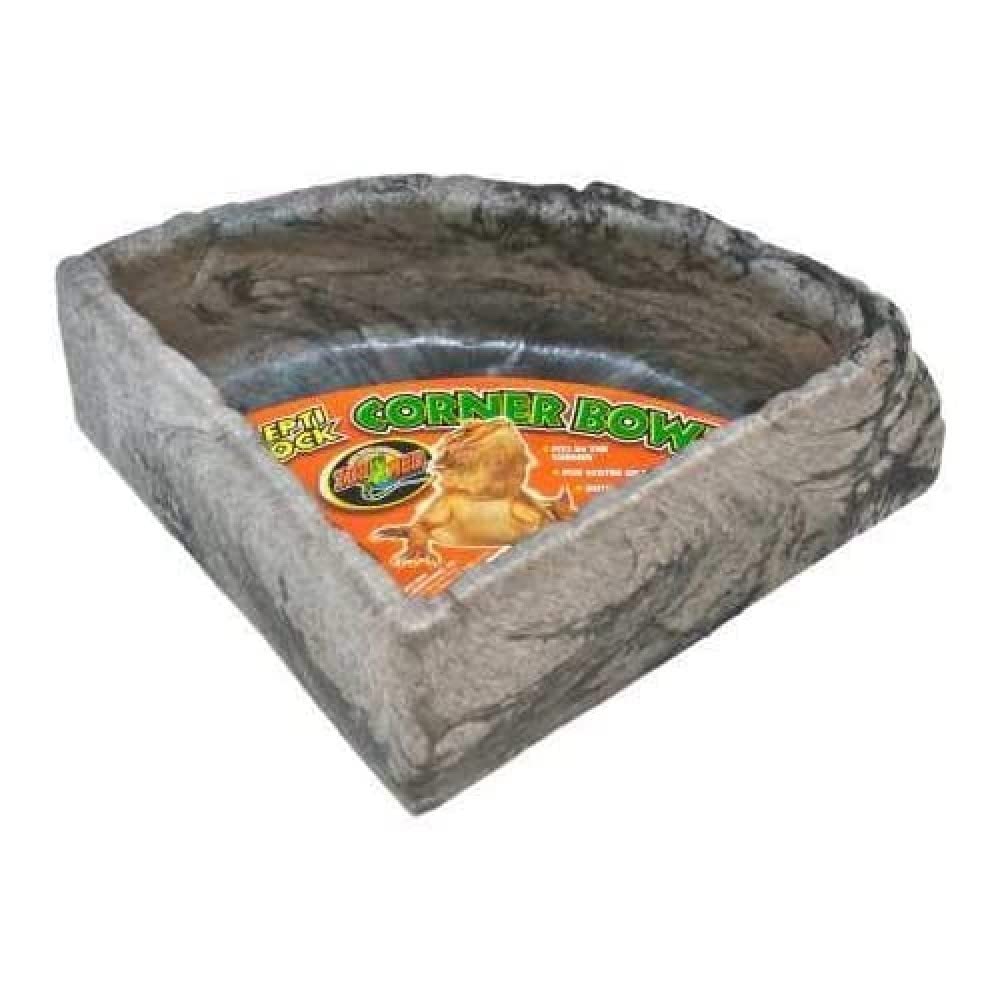 Zoo Med Reptile Rock Corner Water Dish, Large