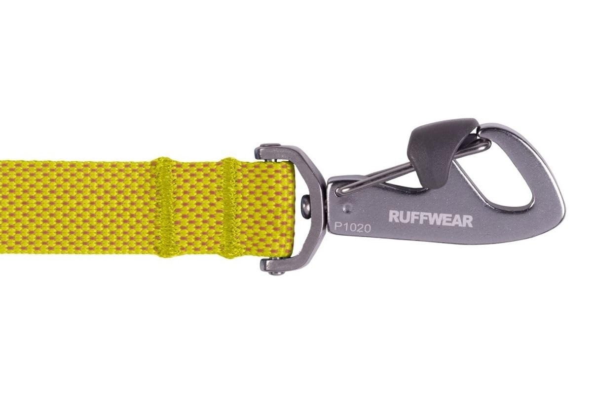 Ruffwear, Flagline Dog Leash, Lightweight Lead with Hands-Free, Waist-Worn Option, Lichen Green