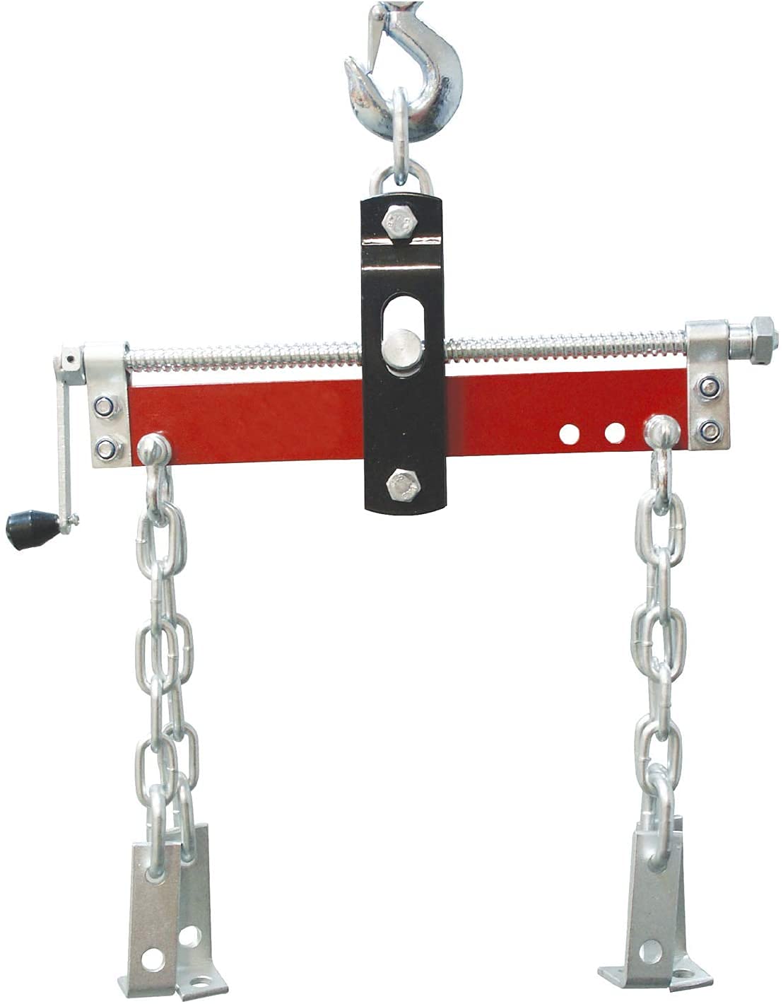 OKSTENCK 2000LBS Engine Load Leveler Engine Hoist Shop Crane Accessory with 3 Position Engine Leveler and Adjustable Handle (Steel)