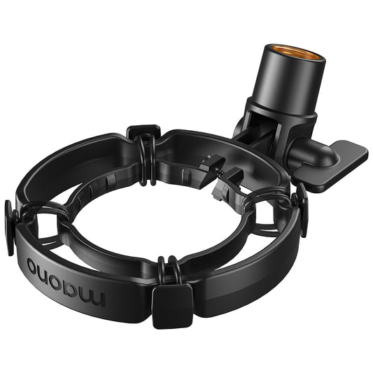 MAONO PD200X Shock Mount - Microphone Mounts Reduce Vibration Noise