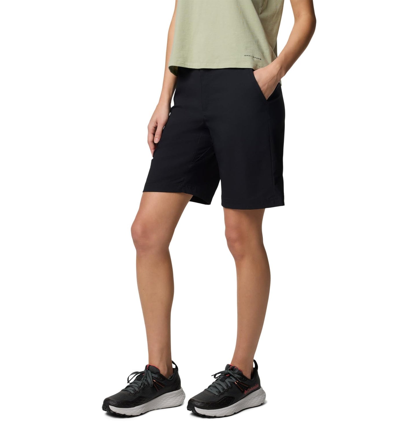 Columbia Women's Leslie Falls Long Short II, Black, 12 9