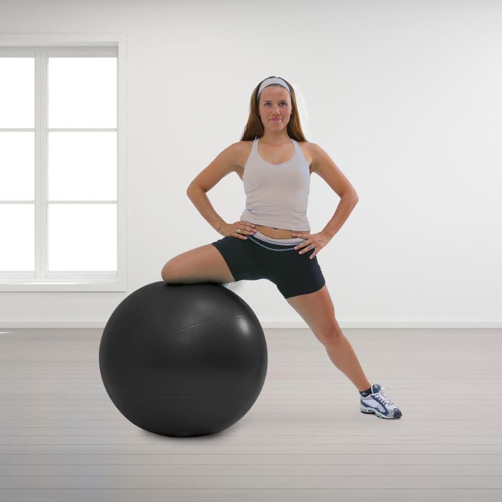 22" Anti-Burst Swiss Pro Ball, Black