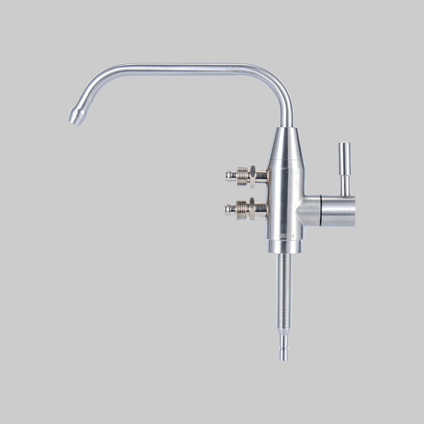 Alkaline Water Faucet, 1/2" Two spout ionizer Faucet Stainless Steel for Alkaline Water Ionizer Filtration System