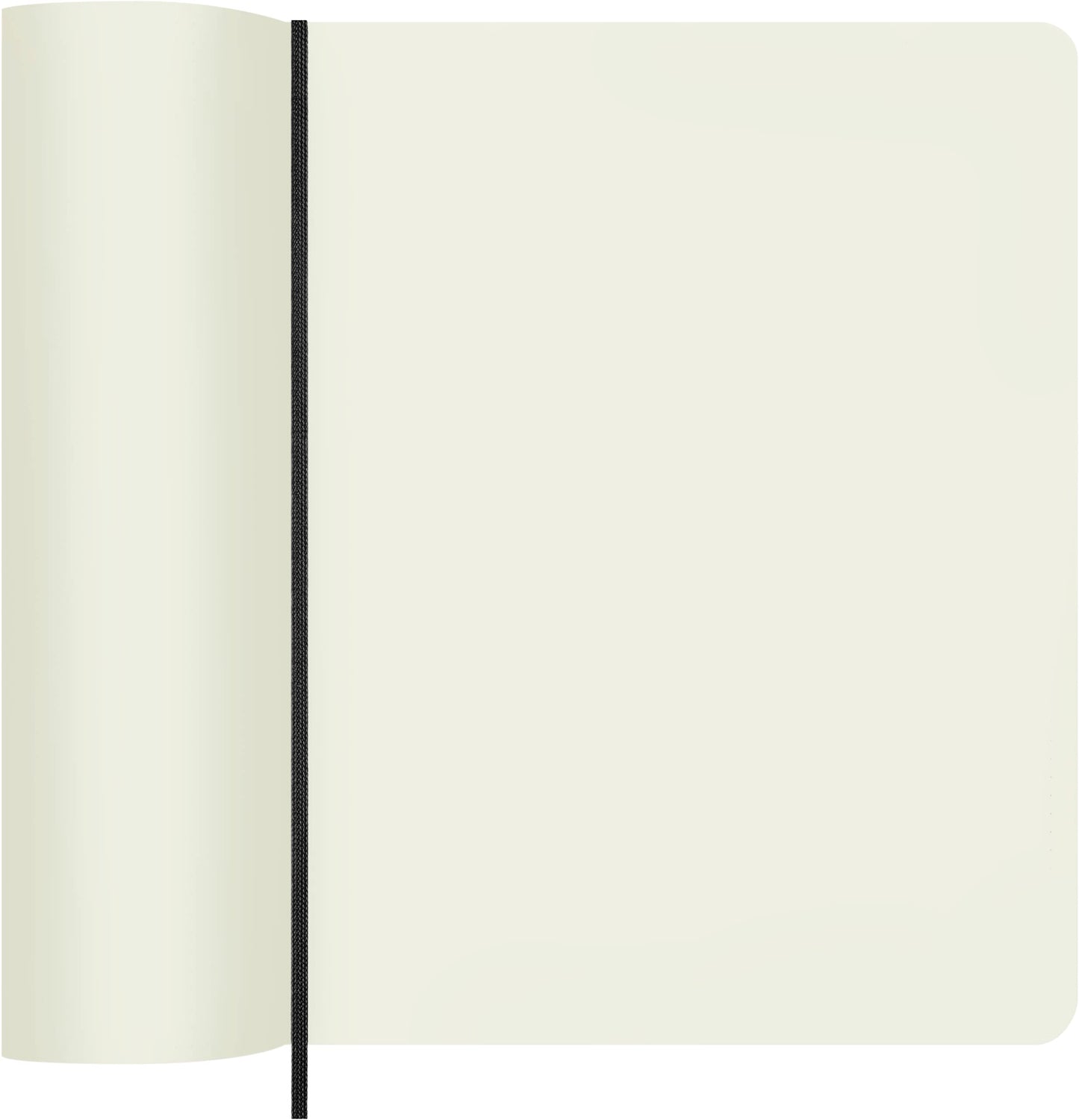 Moleskine Plain Notebook, XXL, Plain, Black, Soft Cover (8.5 x 11)