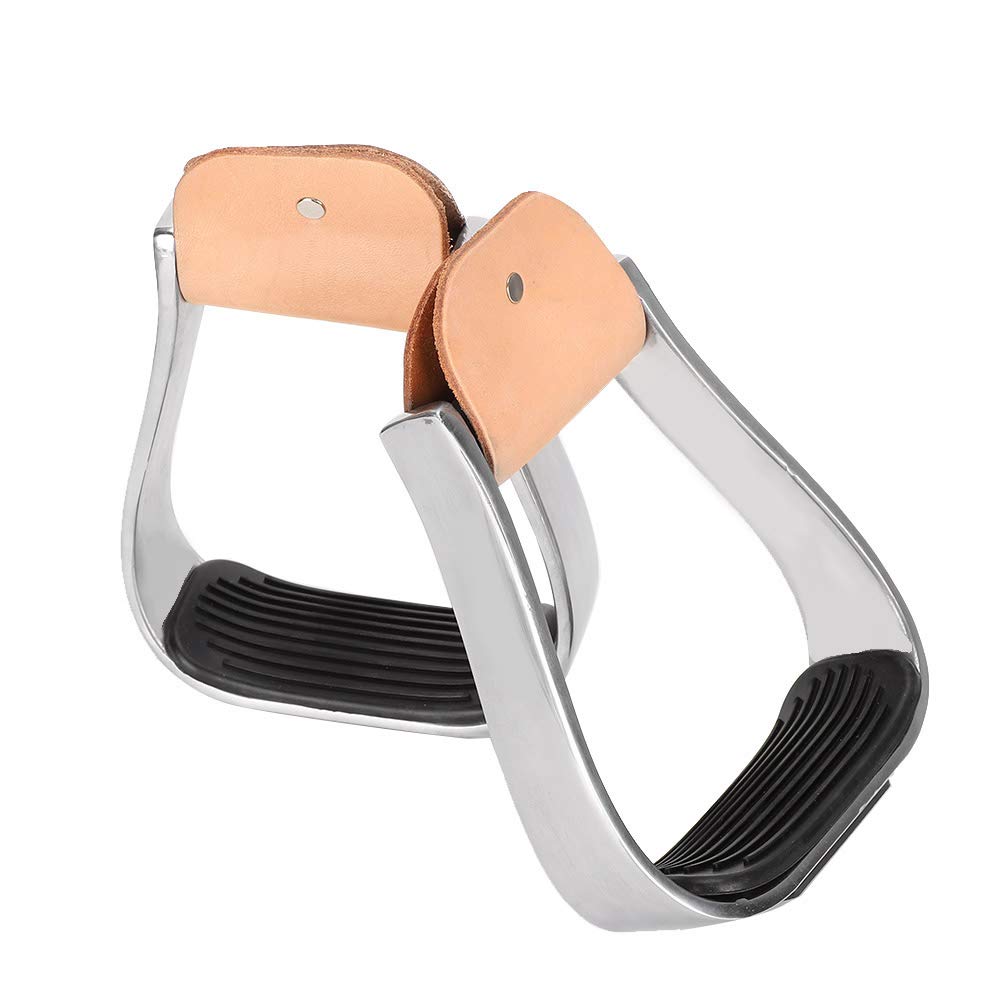 Horse Riding Stirrups Western Saddle Tack Aluminum Cushioned Stirrups for Horse Riding and Training