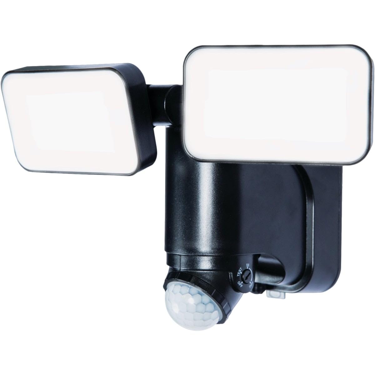 Heath/Zenith 180 Degree Solar Powered Motion Activated LED Security Light, Black, HZ-7164-BK