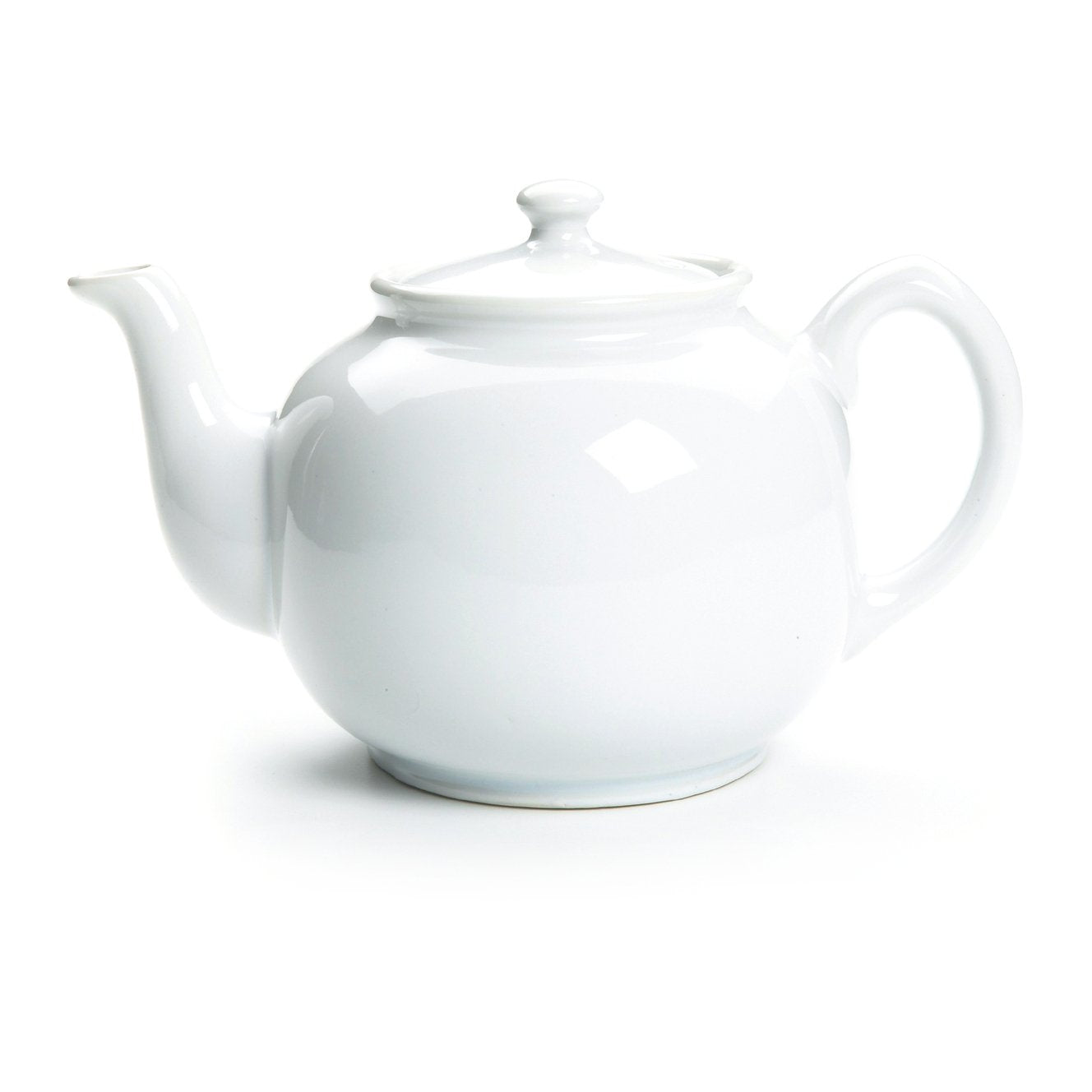 Fox Run 39863 Earthenware Teapot, 55-Ounce, White