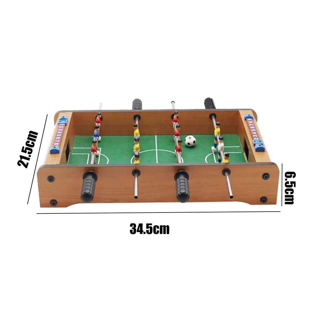 Saycker Table Foosball, Mini Football Table Soccer Tabletops Wood Football Table Top w/Footballs, Game Accessories for Adults Family Night Parties Entertainment