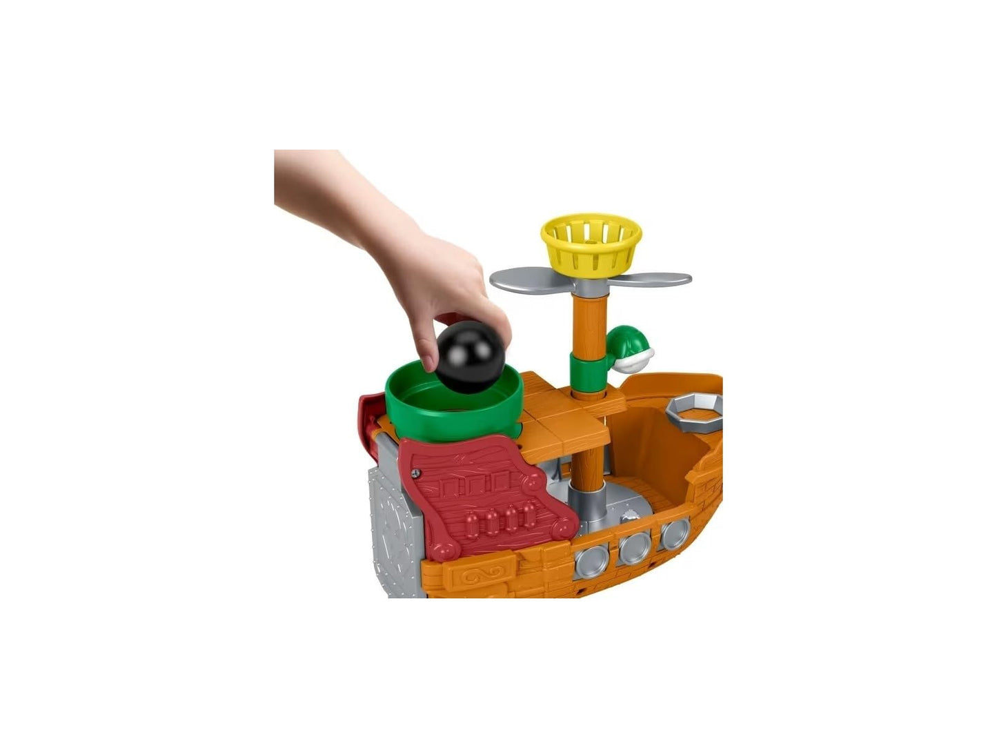 Fisher-Price Little People Toddler Toy My Mario Bowser’s Airship Playset with Figure for Preschool Pretend Play Kids Ages 18+ Months