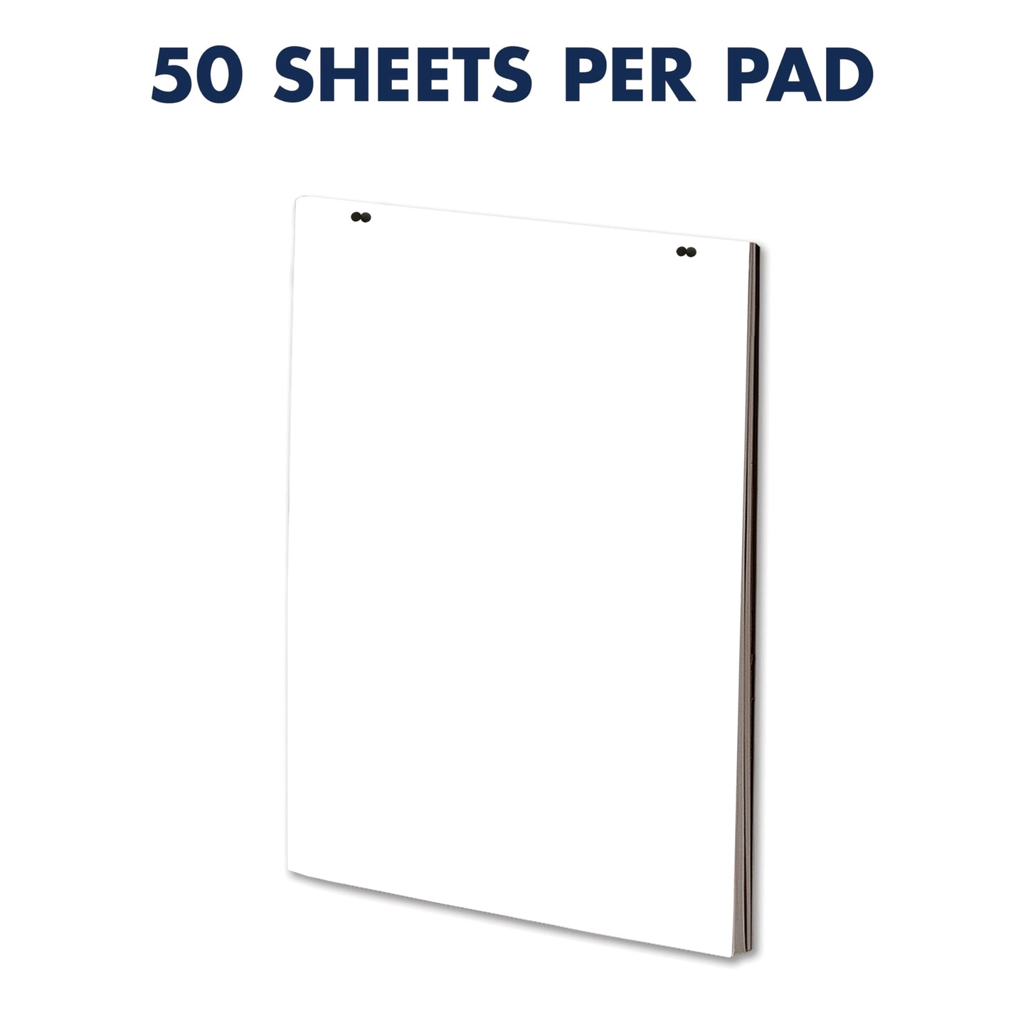 Quartet Plain Bond Easel Pad, 24" x 36", 50 Sheets/Pad, Great for Meetings, Teachers, and Students, Pack of 2 (3413889804)