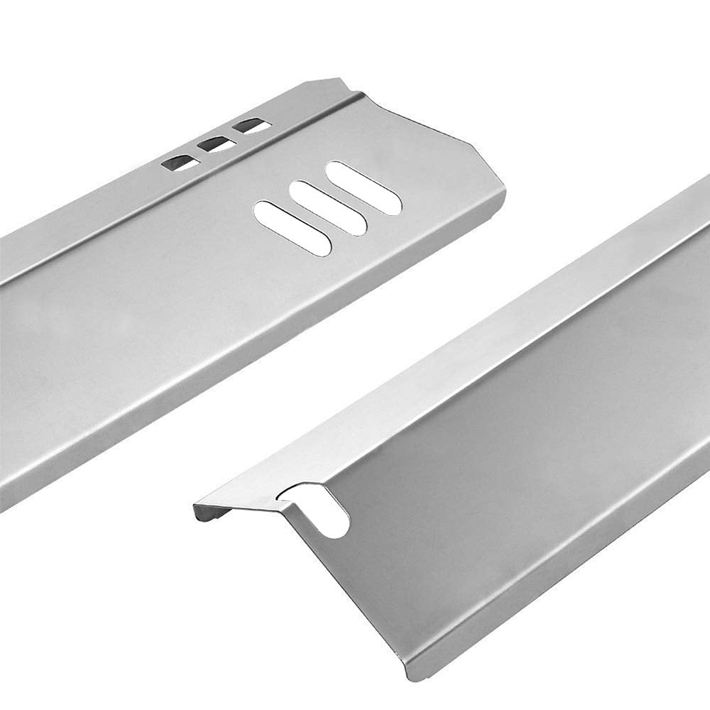 SHINESTAR Grill Heat Plates Replacement Parts for Dyna-Glo, Backyard & Uniflame Grill, DGF510SBP, DGF493BNP, BY15-101-001-02, BY13-101-001-13, Stainless Steel, 15" x 3-13/16", 5-Pack