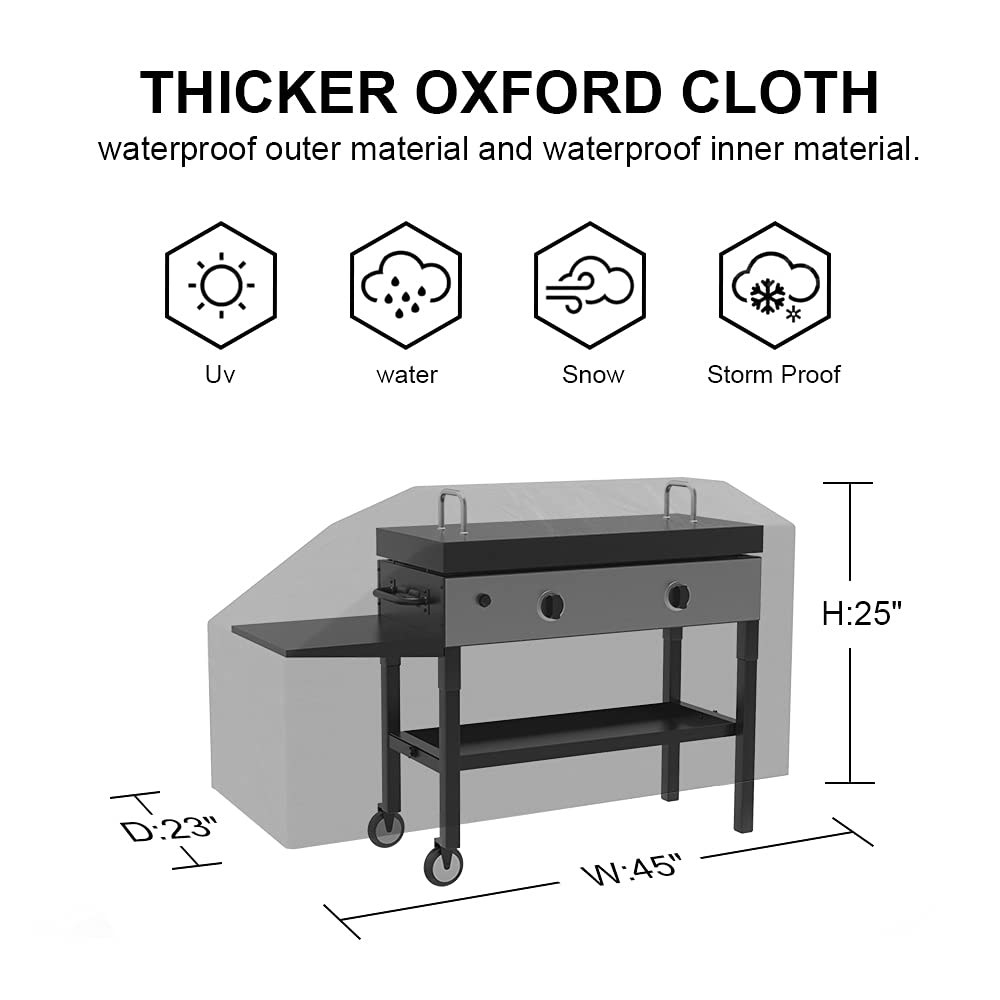 1529 Griddle Cover for Blackstone 28" Griddle 600D Heay Duty Oxford Polyester Griddle Cover
