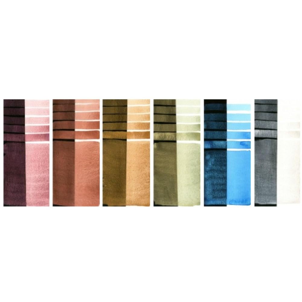 DANIEL SMITH Watercolor, 5ml tubes, Jean Haines All That Shimmers Set 6 Watercolor Tubes (total 6 pieces) 285610375, 0.17 Fl Oz (Pack of 6)