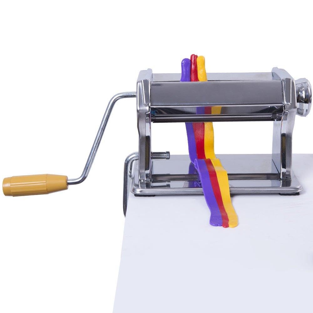 Mont Marte Polymer Clay Press Signature with Adjustable Rollers (9 settings) Durable Steel, Ideal for Conditioning Polymer Clay
