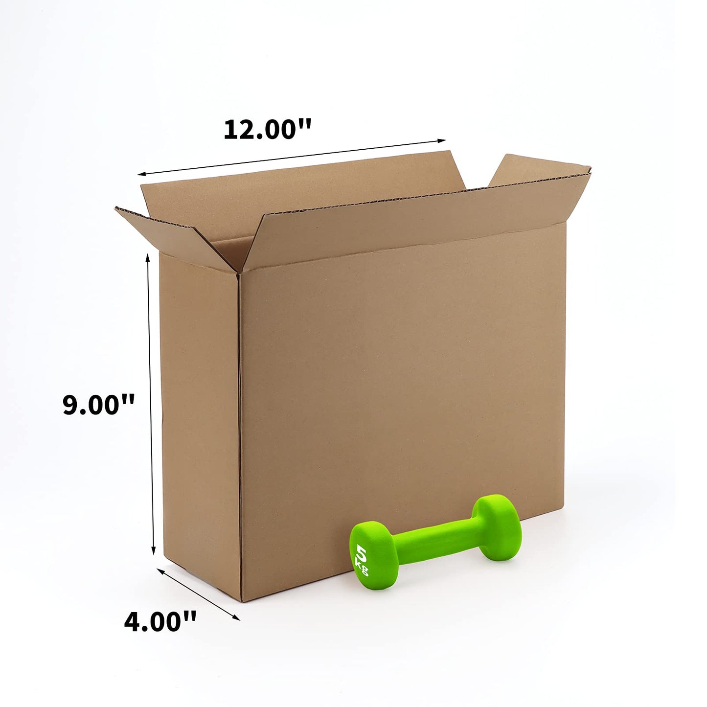 CRUGLA Shipping Boxes 12x9x4, Cardboard Shipping Mailing Box for Packaging, 25 Packs