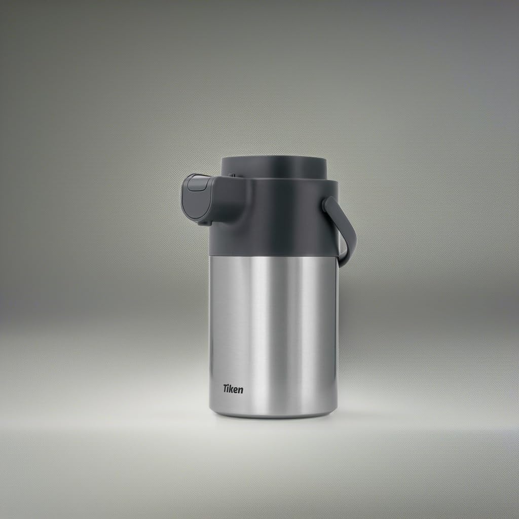 Airpot Coffee Dispenser with Pump - Thermal Coffee Carafes for Keeping Hot - Beverage Dispenser - 102oz/3L - Stainless Steel Insulated Coffee Thermos Carafe