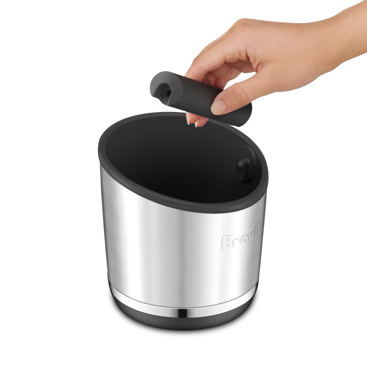 Breville Knock Box 20, Brushed Stainless Steel