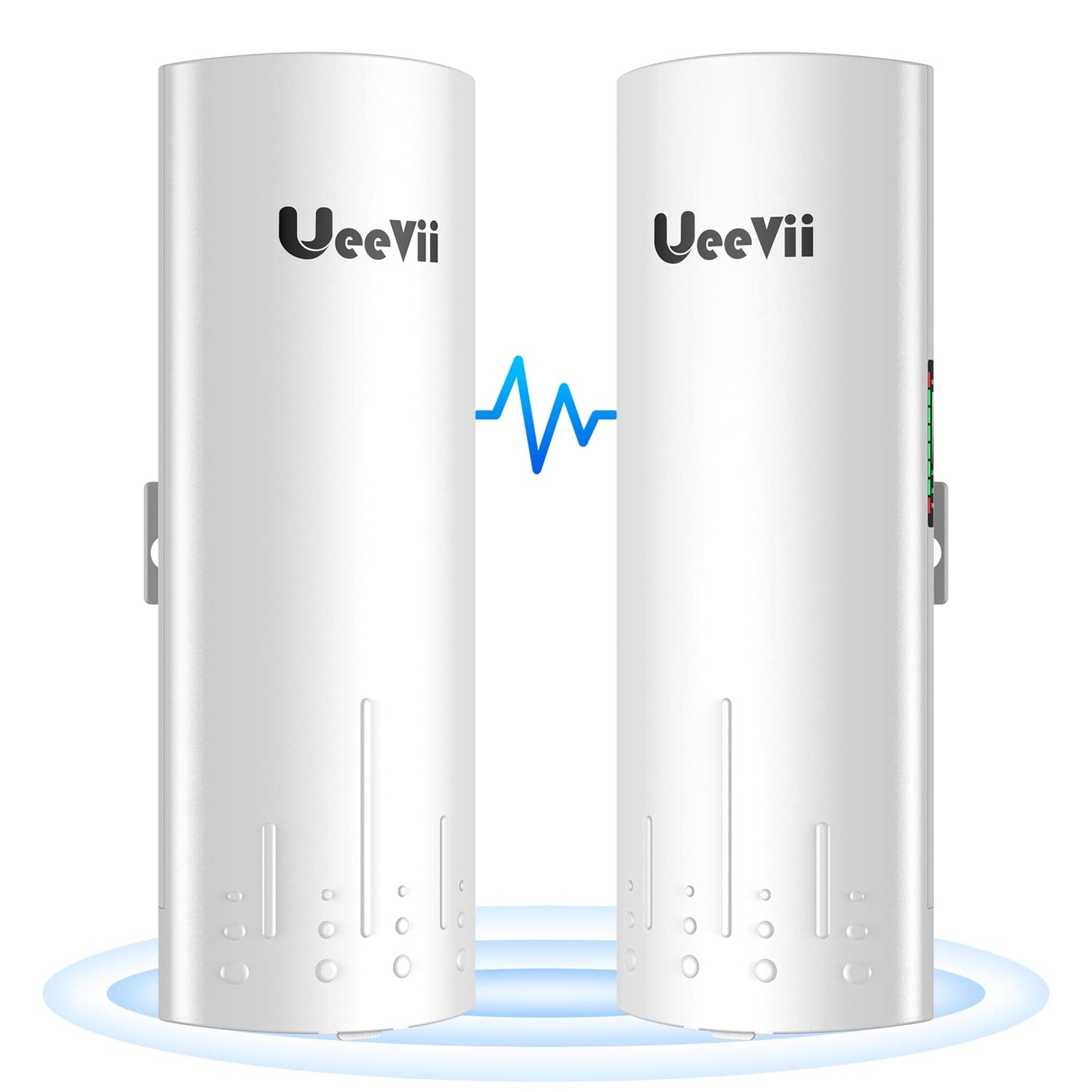UeeVii WiFi Bridge Outdoor : 5.8G Point to Point Wireless Bridge CPE450 Plug and Play for Network Extend, 3KM Long Range CPE, IP65 Waterproof, Ideal for Starlink, Security Camera/Barn/Shop/Garage
