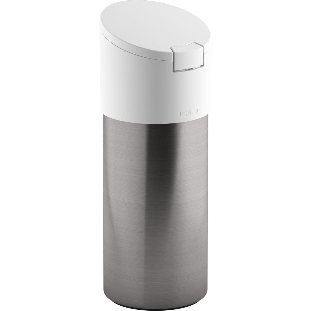 KOHLER Kitchen Disinfecting Wipes Dispenser, Stainless Steel, White