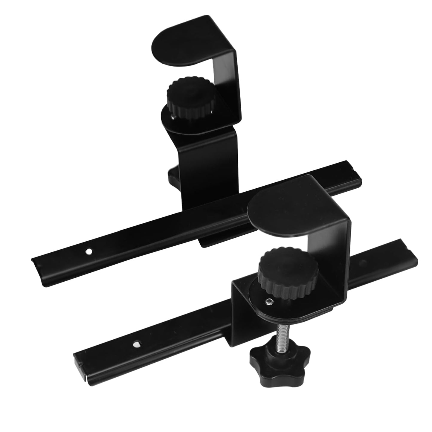 Realand Sliding Keyboard Tray Under Desk Slide, 45°Swivel Keyboard Tray Keyboard Holder for Desk Pull Out Keyboard Drawer Under Desk Keyboard Tray Slide Out Clamp on Desk Shelf (Black)