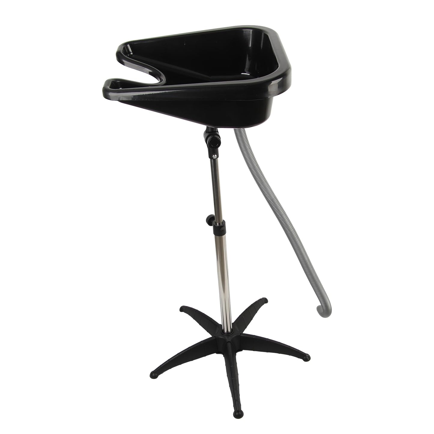 Wash Basin Plastic Shampoo Sink Salon Hairdressing Washing Portable Hair Treatment Barber Tools Height Adjustable with Drain Hose