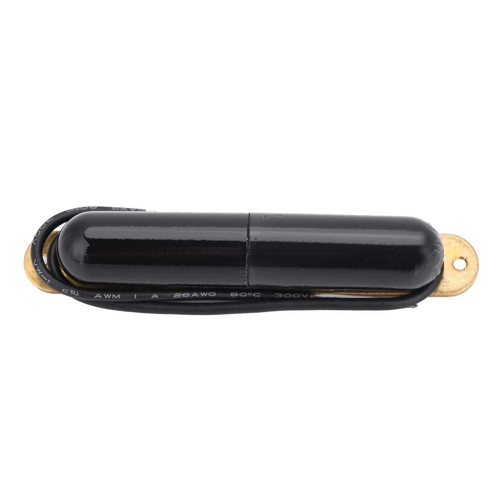 Electric Guitar Pickup, Alnico V Magnet Lipstick Tube Pickup Electric Guitar Single Coil for Guitar(Black)