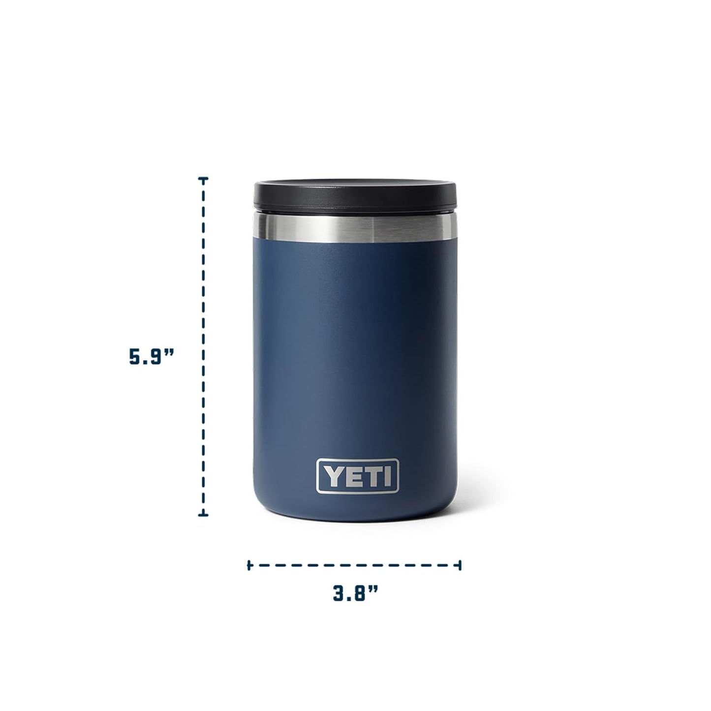 YETI Rambler 16 oz Food Jar, Vacuum Insulated, Stainless Steel, With Airtight Lid, Wetlands Camo