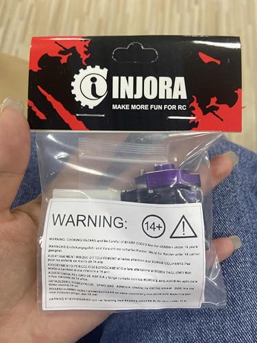 INJORA 050 50T Brushed Motor with Helical Gear Complete Transmission for SCX24 1/24 RC Crawler Upgrade