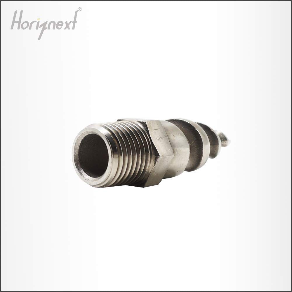 Horiznext NPT 3/4 spiral aerator lawn, stainless steel 316 hose sprayer nozzle atomizer, for garden, fire proofing, gas and liquid cooling (5 pcs)