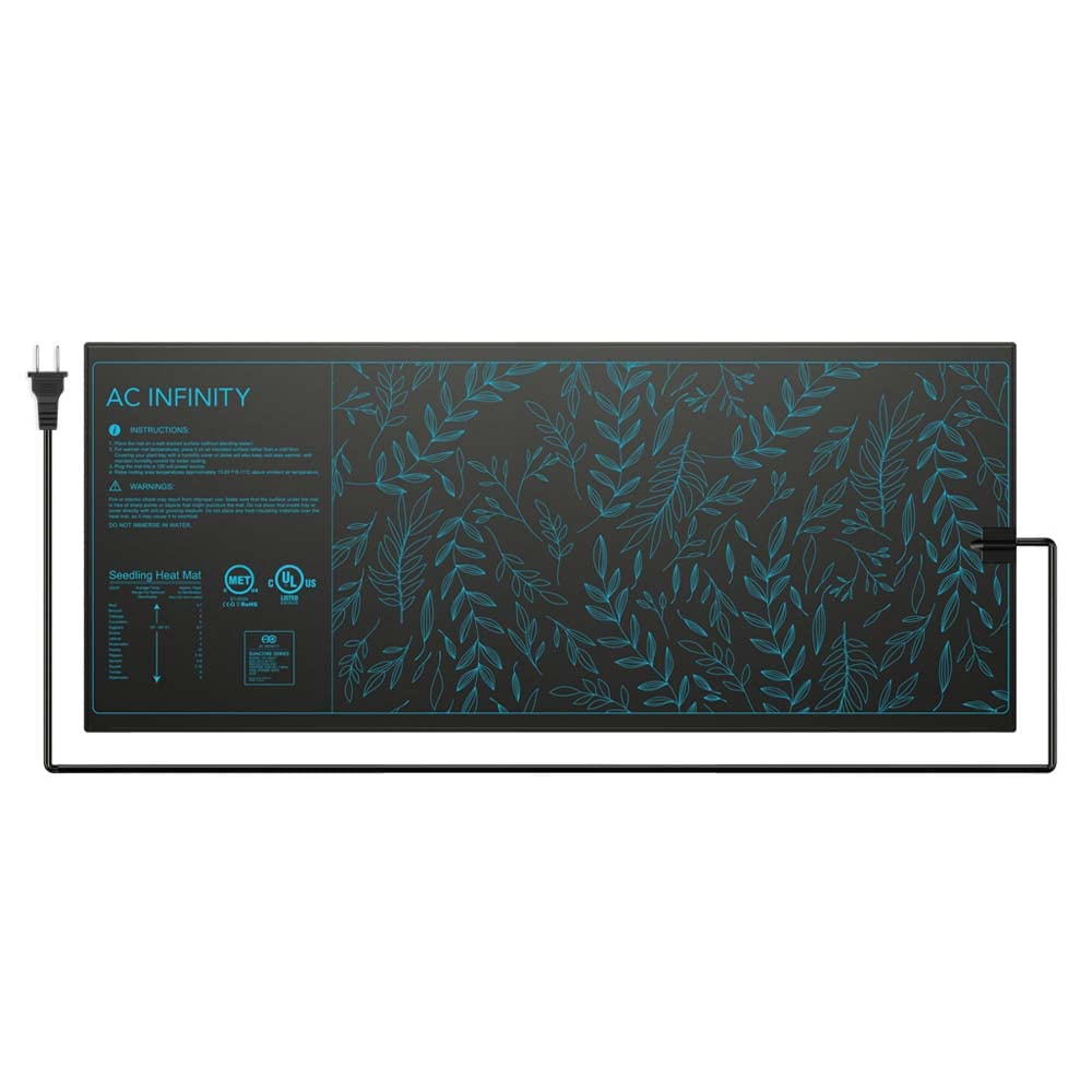 AC Infinity SUNCORE A7, Waterproof Seedling Heat Mat 48" x 20.75" MET & UL-Certified Heating Pad for Indoor Gardening, Hydroponics, Germination, Cloning