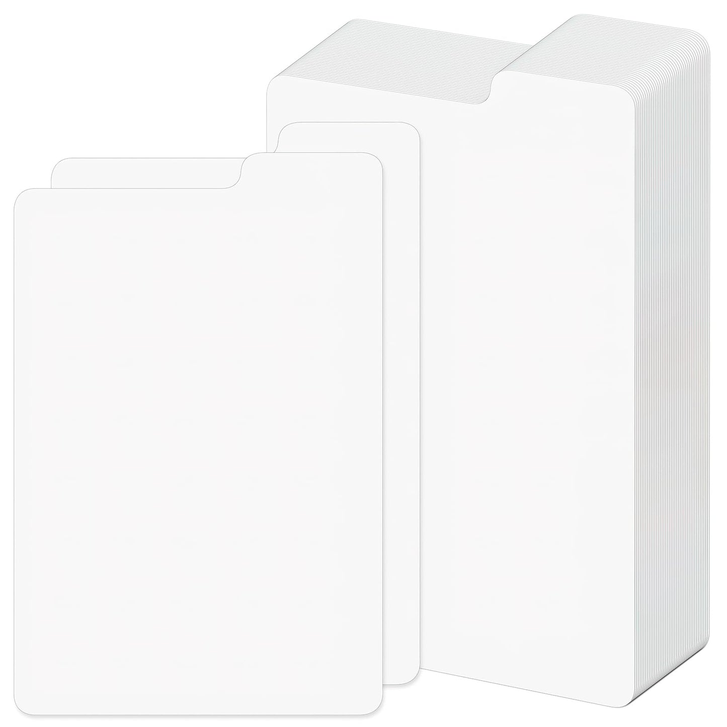 120 Pcs Comic Book Dividers with Tab, 11.25 x 7.25 Inches Thick Cardboard Cards for Comic Book Storage Boxes