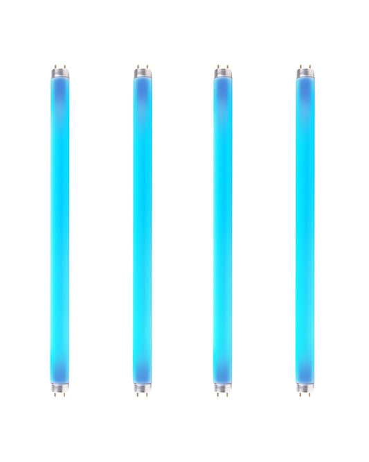 coospider-repta 4 Pack 18 Inch Bug Zapper Replacement Light Bulb 15W for 30W Indoor Bug Zapper, F15T8 BL Black Light Bulbs for Indoor Outdoor Mosquito & Flying Insect Zapper Lamp