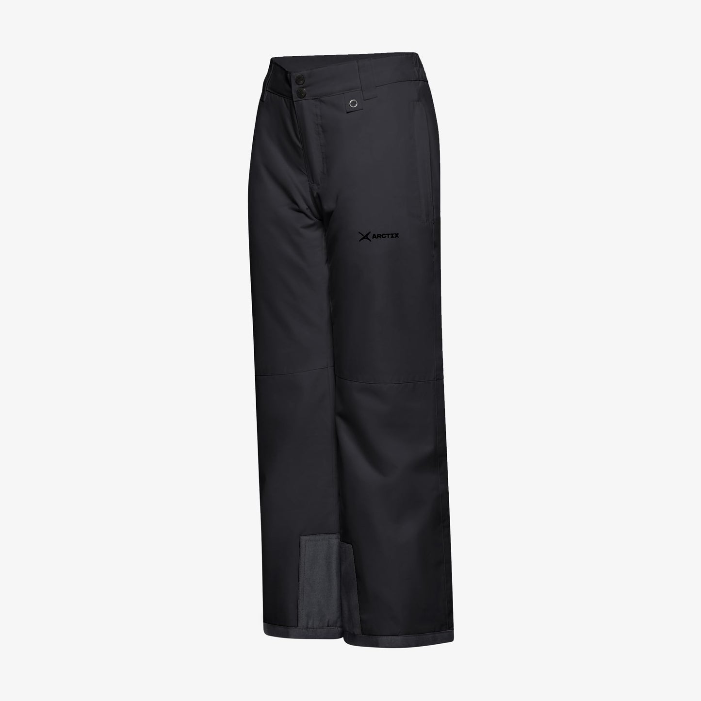 Arctix Youth Snow Pants, Black, Large Regular