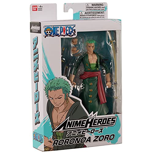Bandai - Anime Heroes - One Piece - Zoro Action Figure (36932)