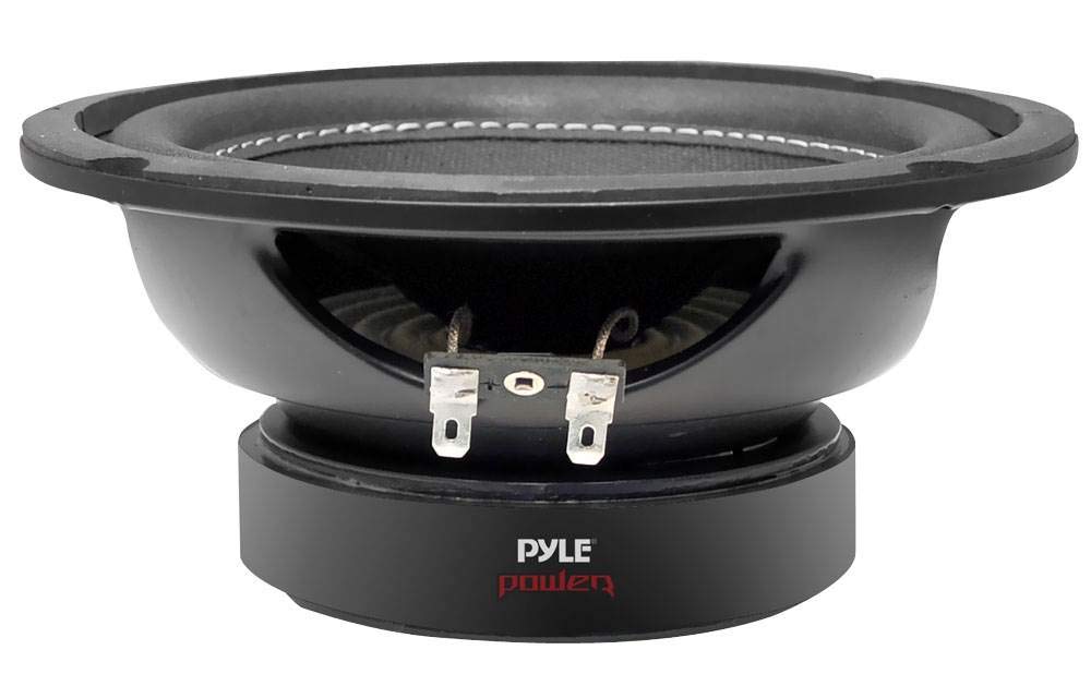 Pyle 6.5” Car Subwoofer Speaker – 600W Dual Voice Coil 4-Ohm, Non-Pressed Paper Cone, Foam Surround Vehicle Audio System