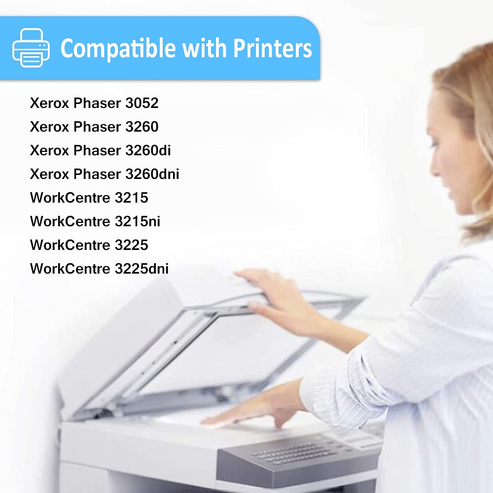 LAIPENG Compatible Toner Cartridge Replacement for Xerox 3215 3260 106R02777 High-Yield 3000 Pages for Xerox Phaser 3052 3260 3260di 3260dni, Xerox WorkCentre 3215 3215ni 3225 3225dni (1-Pack Black)