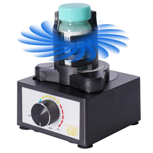 Mini Vortex Mixer Hands-Free, Adjustable Speed 300-2400 RPM Lab Vortex Shaker Mixing for Test Tubes,Acrylic Paints,Tattoo Ink,Gel Polish,Nail Polish and Eyelash Adhesives,Mix 10-100ML
