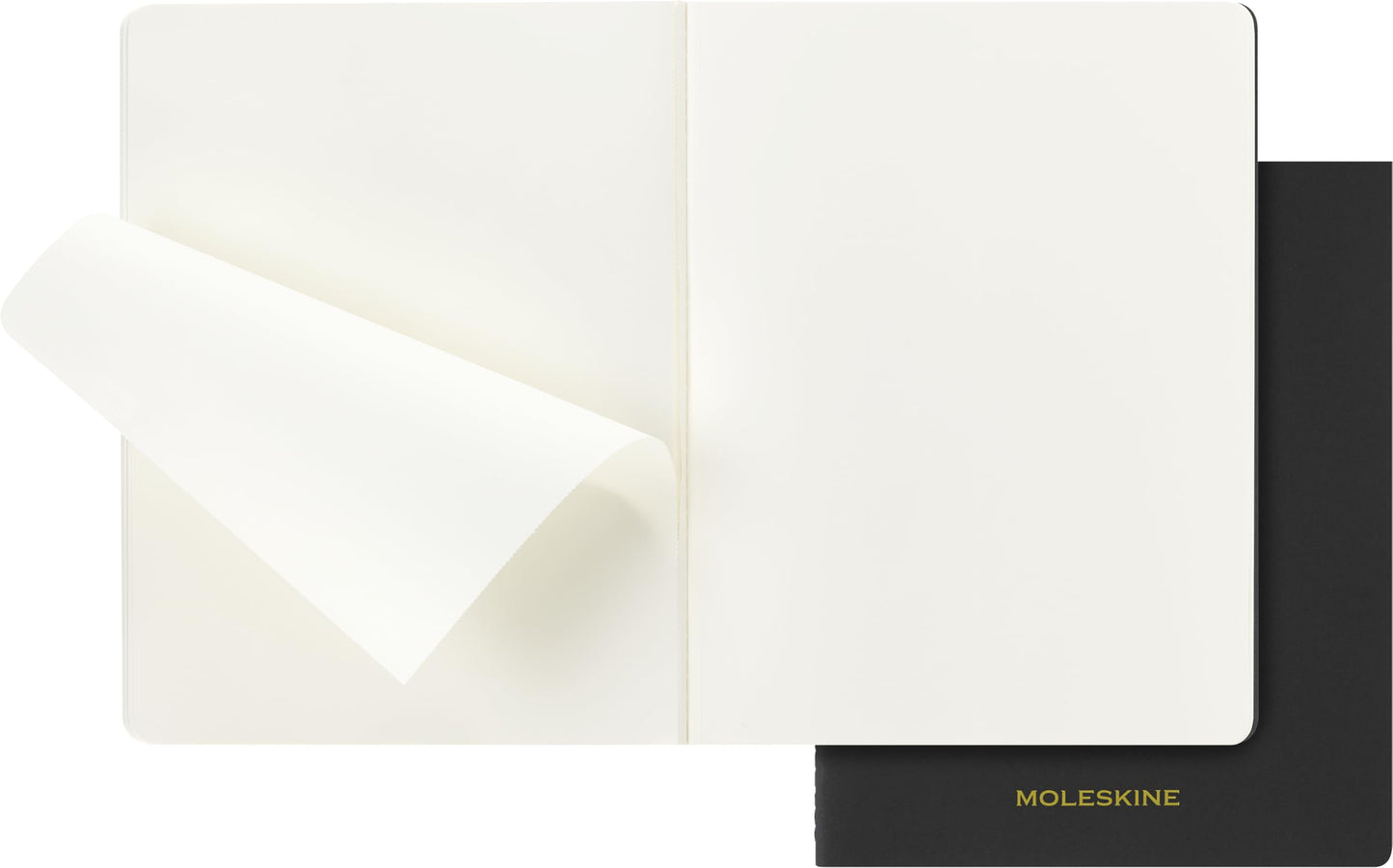 Moleskine Student Cahier Journals (Set of 2), Soft Cover, Plain, XXL (8.5" x 11"), Black