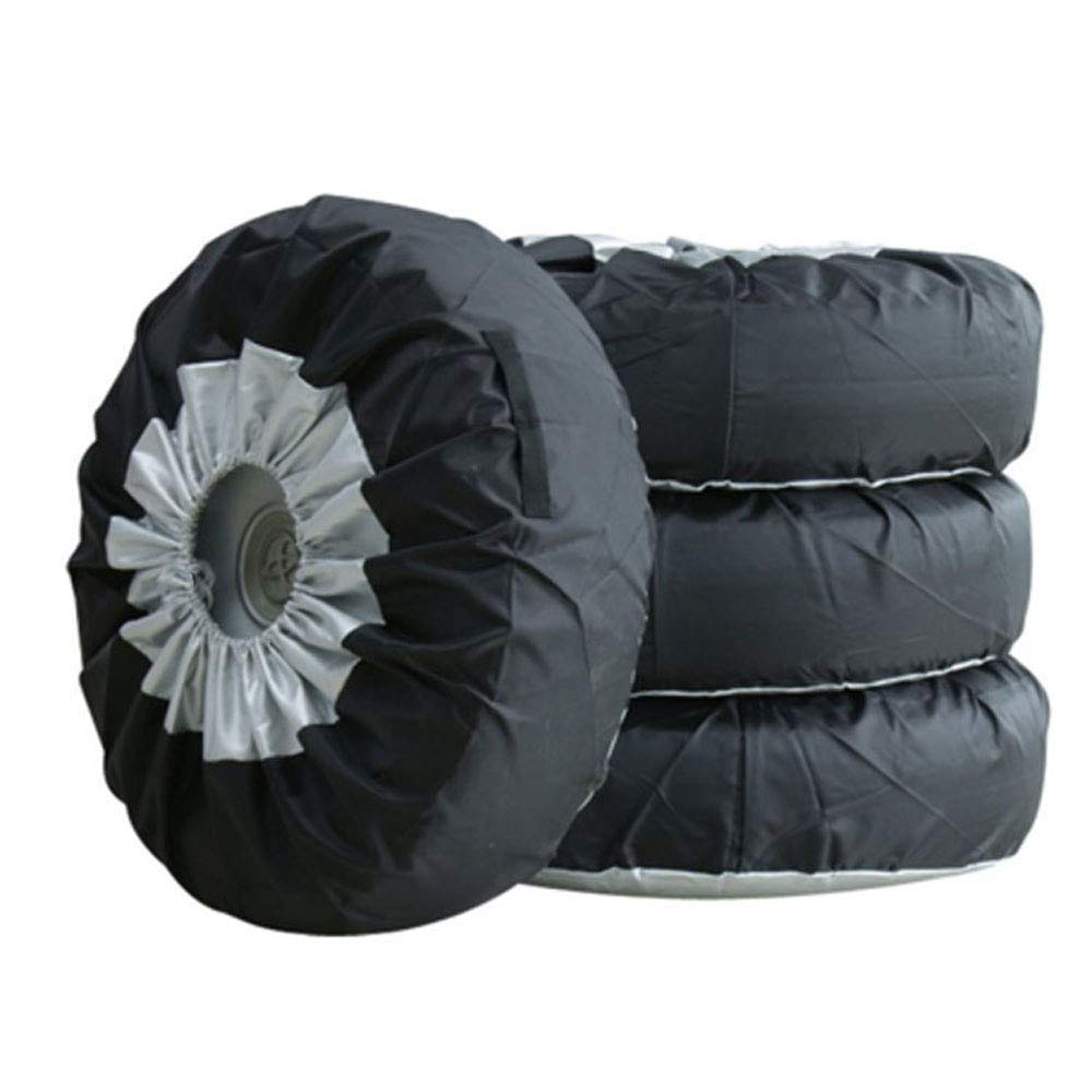 Comily Plus+ Tire Storage Bags Set of 4,Heavy Duty Tire Tote with Handles,Waterproof Tire Covers for Winter & Summer Storage,Garage Solution for Car SUV Truck Tires, Fit for 29"-35" Tires in Diameter