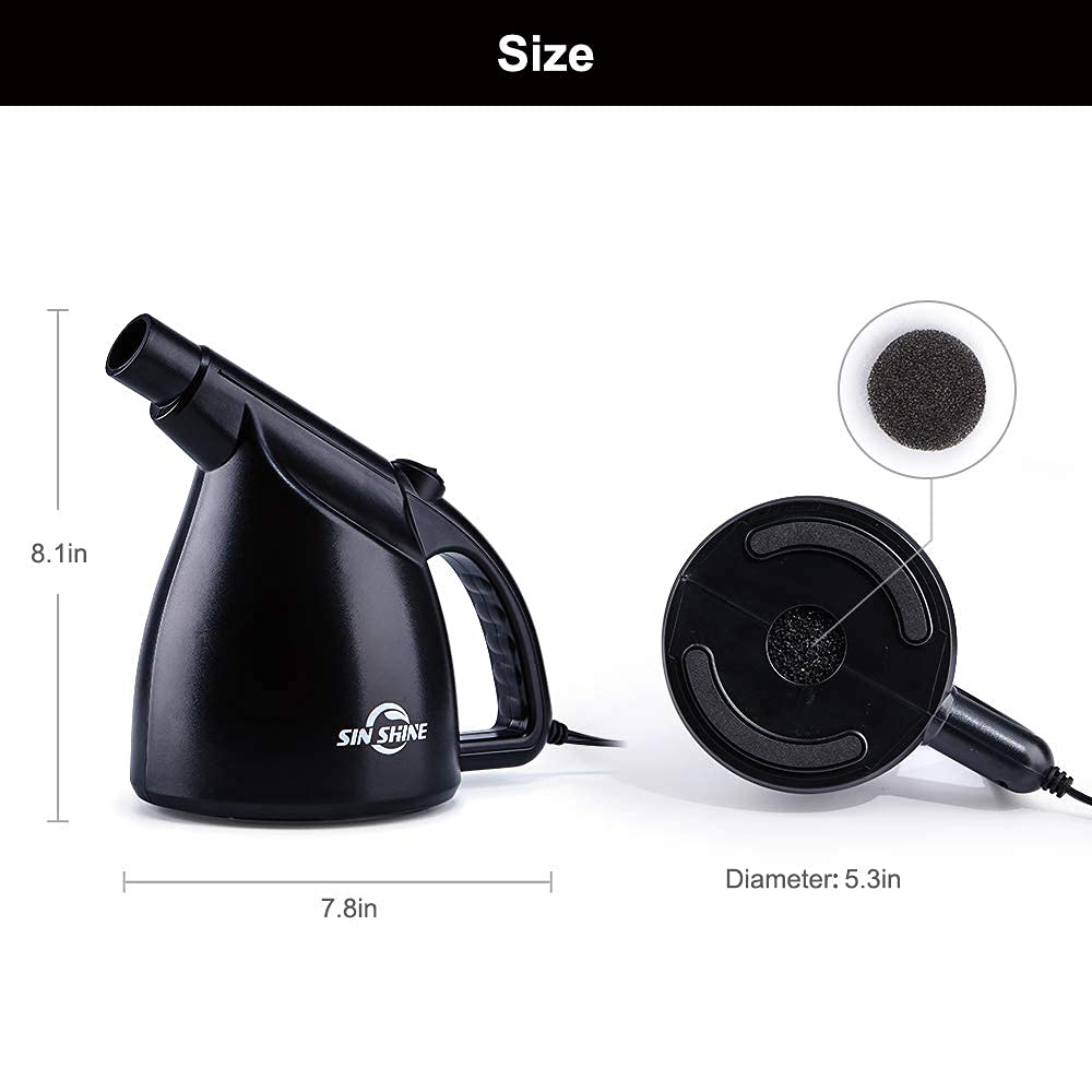 Compressed Air 3.0 - Electric Air Duster (550 watts) Replaces Canned Air - Electric Duster for Cleaning Gaps, Computer, Keyboard, Replaces Compressed Air Can - Dust Blower (Black-CA)
